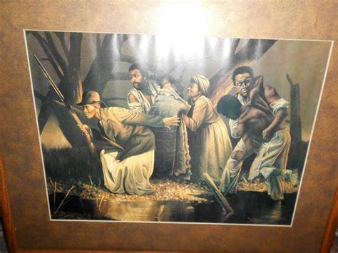 Harriet Tubman’s Underground Railroad Litho Print FRAMED MATTED 17 X 21 ART | #1994407049
