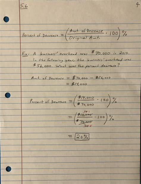 Professor Frank’s Math Blog: 5.6 Applications of Percent Notes