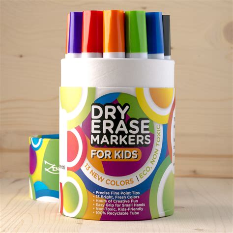 Dry Erase Markers For Kids Whiteboard Erasable Marker Set - 13 Colors ...