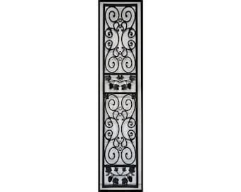 Buy Iron Wine Cellar Door or Gate Wrought Iron Scalloped Scroll 30 or ...