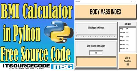 Image result for BMI Calculator Python Code
