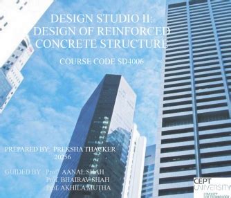 DESIGN OF G+13 RESIDENTIAL BUILDING | CEPT - Portfolio