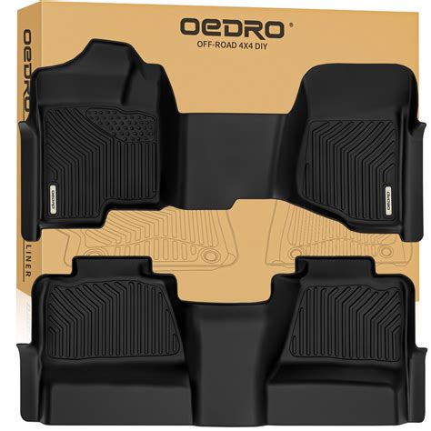 OEDRO Floor Mats Fit for 2007-2013 Silverado/Sierra 1500&2007-2014 ...