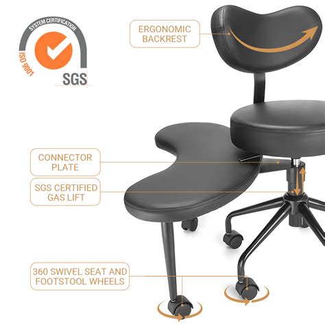 Criss Cross Legged Meditation Chair ADHD Chair with Lumbar Support Backrest