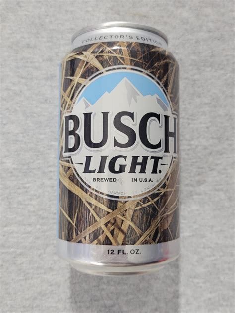 Limited Edition 2023 Empty Busch Light Cattail Camouflage Collectible ...
