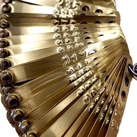 Leg Bands Custom Stamped Brass Chicken Pheasant Poultry Duck Peacock ...