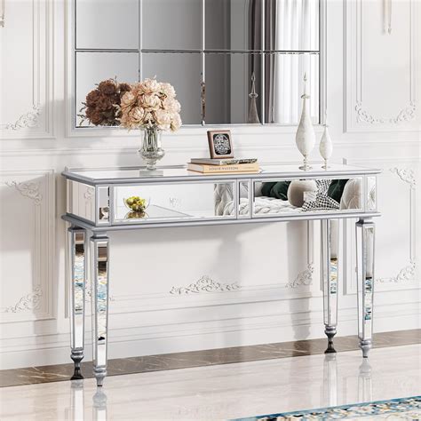 Elevate Your Living Room with a Stylish Mirror Console: Design Tips ...