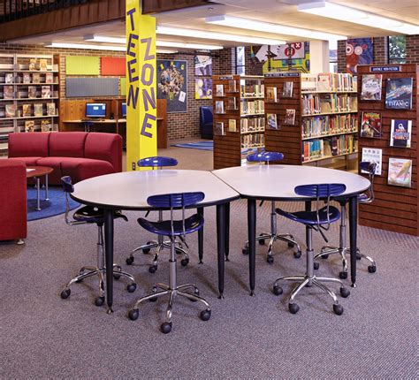 Waupun Public Library Teen Space, WI - http://demcointeriors.com