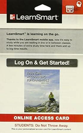 Buy Learnsmart Access Card for Financial Accounting Fundamentals Book ...