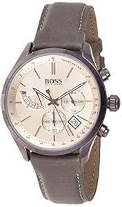 Hugo Boss Contemporary Sport Grand Prix Analog Champagne Dial Men's ...