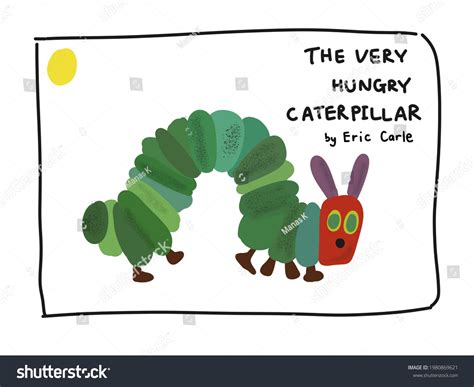 Hungry Caterpillar Clipart Black And White