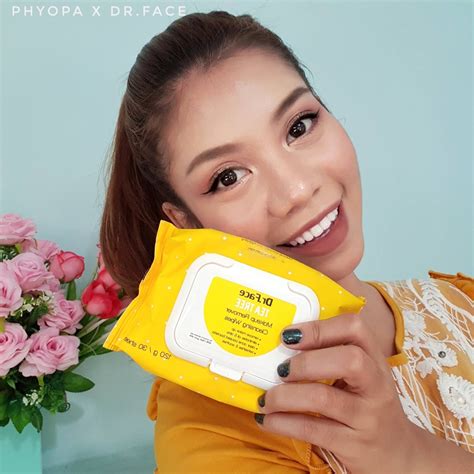 Dr.Face Tea Tree Makeup Remover Cleansing Wipes #Review 💟💐🌿🌿