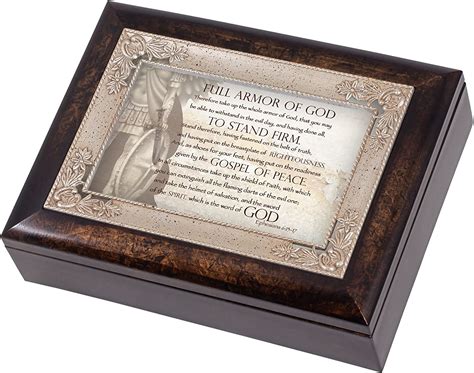Buy Cottage Garden Full Armor of God Italian Design Jewelry Music Box ...