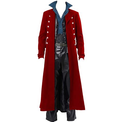 Red Trench Coat Men
