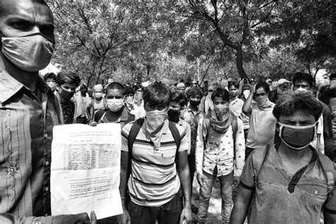 In Photos: As Lockdown Distress Continues, More Migrants Begin Walking ...