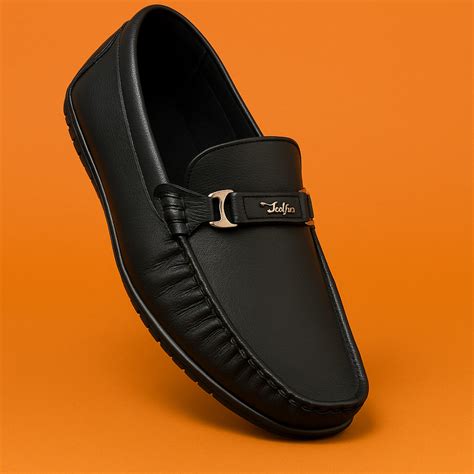 MERCY COMFORTABLE LEATHER LOAFERS IN BLACK COLOR – MERCYCLASSIX