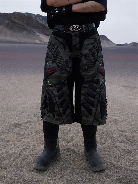 Personsoul Racing Camo Cargo Jorts - personsoul