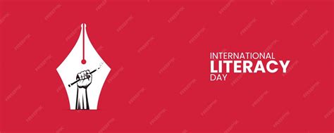 International literacy day education day concept literacy dar creative ...