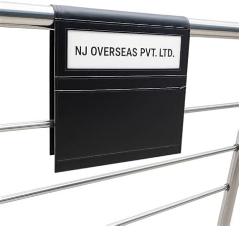 NJ Paging Board for Airport, Name and Welcome Board With Railing ...