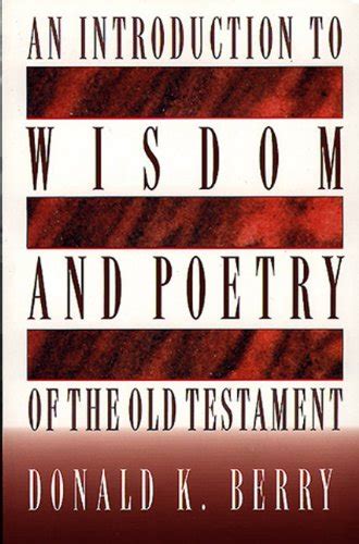 Buy An Introduction to Wisdom and Poetry of the Old Testament Book ...