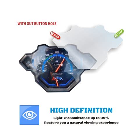 Erodian Meter Display Screen Protector For Honda Dio BS6 - Standard Bikes