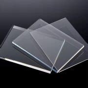 BUI Plastic Transparent Acrylic Clear Plexiglass 3 mm Sheet 18 x 18 ...