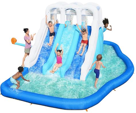 Amazon.com: Bestway H2OGO! Tidal Trifecta Kids Inflatable Water Park ...