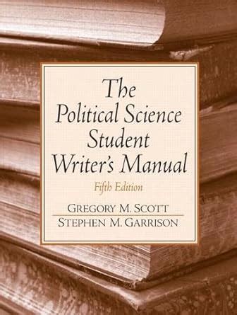 Buy Political Science Student Writer's Manual Book Online at Low Prices ...
