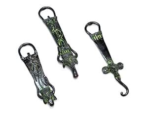 Two Moustaches Brass Tribal Bottle Openers (Set of 3) : Amazon.in: Home ...