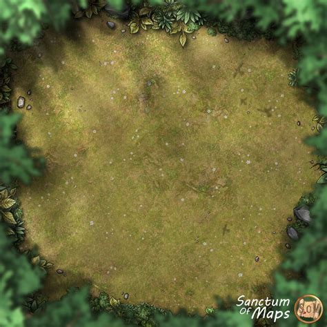 FLOWER FIELD Battle Map, Dnd Battle Map, D&D, Battlemap, Dungeons and ...