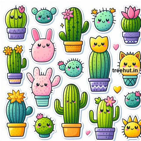 Printable Cactus Stickers and 90 Desert Craft Activities for Kids ...