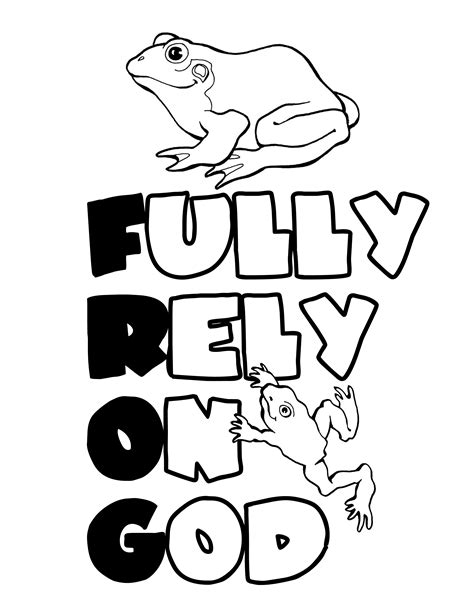 Fully Rely On God Printables - Printable Free Templates