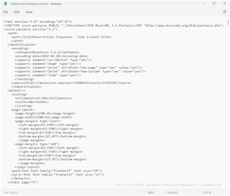 Image result for Create MusicXML File C