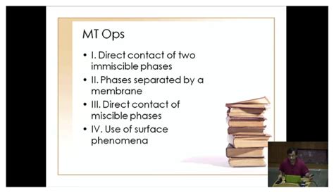Mass Transfer L3 - MT Ops I. Direct contact of two immiscible phases II ...