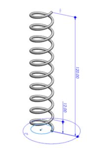 Image result for Modelling a Dynamic Spring in SolidWorks