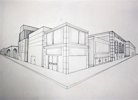 2 Point Perspective Drawing, Perspective Drawing Architecture ...