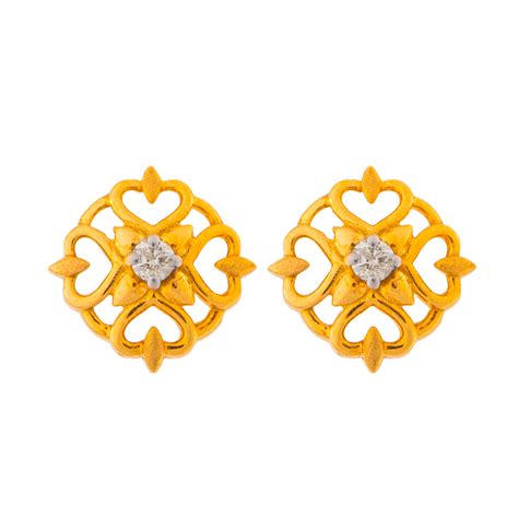 DIAMOND EARTOPS | Anjali Jewellers