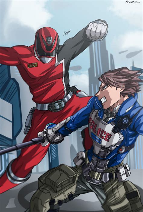 Red SPD Ranger Vs Legionis by Danielfs5 on DeviantArt