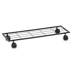 Livzing 1 Pc 29 Inch Metal Plant Stand with Lockable & unlockable ...