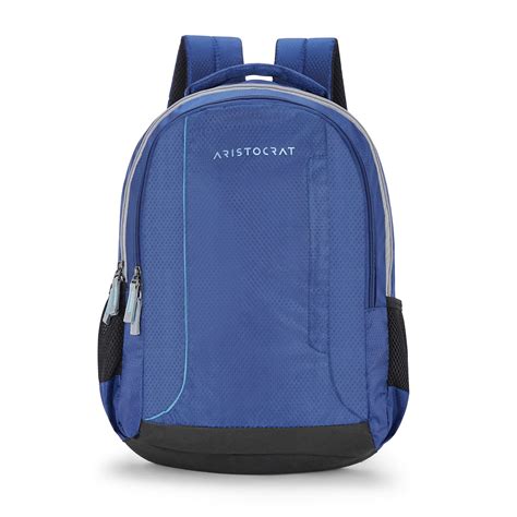 Buy Aristocrat Unisex Solid Pattern Amp Laptop Backpack (H) Blue (Blue ...