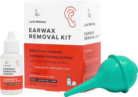 Amazon.com : Lucid Wellness: Ear Wax Removal Kit With 6.5% Urea ...