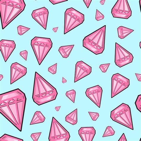 Cool pattern with diamonds | Premium Vector