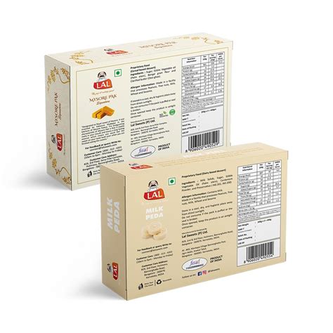 Mysore Pak Signature 400gm & Milk Peda 400gm – Lal Sweets Pvt Ltd