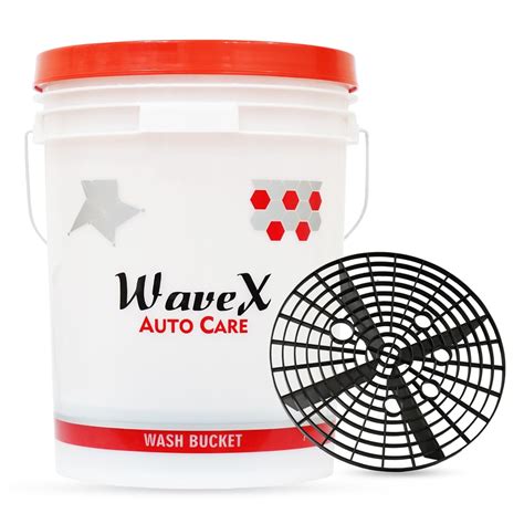 Wavex Grit Safe and Detailing Car Wash Bucket, plastic : Amazon.in: Fashion