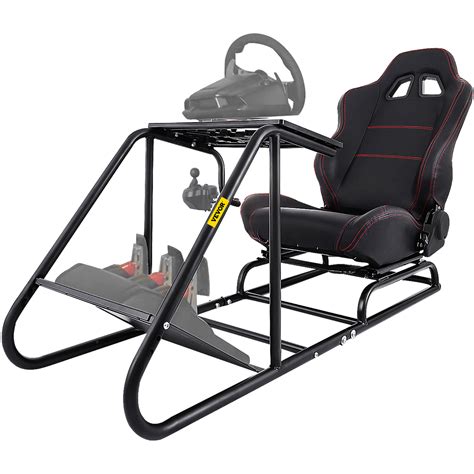 VEVOR Racing Simulator Cockpit Driving Seat Gaming Chair XBOX Slide ...