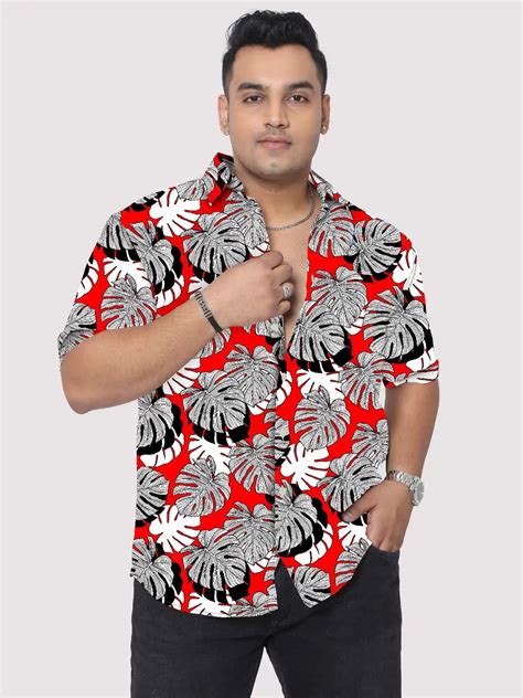 "Plus Size Half Sleeves Shirt For Men - Guniaa Fashion