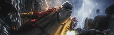 Black Adam Vs Shazam! 4K wallpaper download