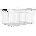 GLOBE1-105 Litre Large Plastic Storage Box Multipurpose Dustproof ...