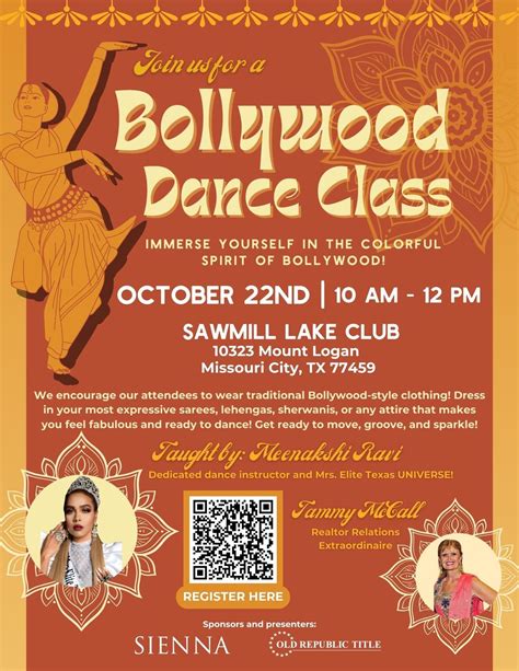Bollywood Dance Class with Mrs. Texas Universe 2025, Sawmill Lake Club ...