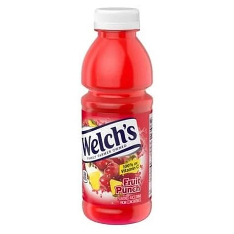 Brandclub - Welch's Fruit Punch, 10-Ounce Bottles (Pack of 24)
